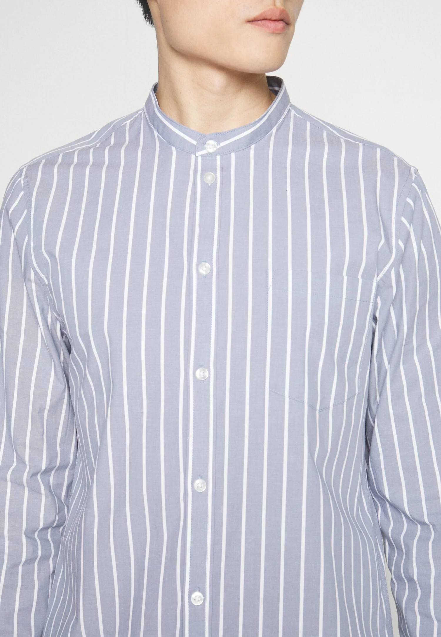 Pier One Muscle Fit Stand- Camisa - Blue 6 Pier One Muscle Fit Stand- Camisa - Blue - Imagen 6