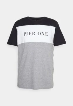Pier One Camiseta Estampada -Black -Pier One Ventas b26a0a9fe2554dc9b06584b4d598f4ec