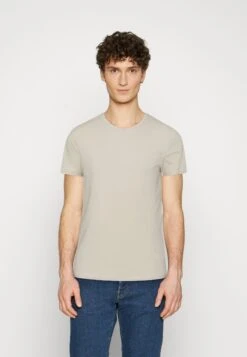 Pier One 3 Pack - Camiseta Básica - Brown/Beige/Light Blue -Pier One Ventas b2a6dbf6aeee4a5e84a798fb4cb83b70