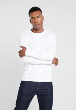 Pier One 2 Pack - Camiseta De Manga Larga - White -Pier One Ventas b74a28ee32764edb9a0082e4dc412571