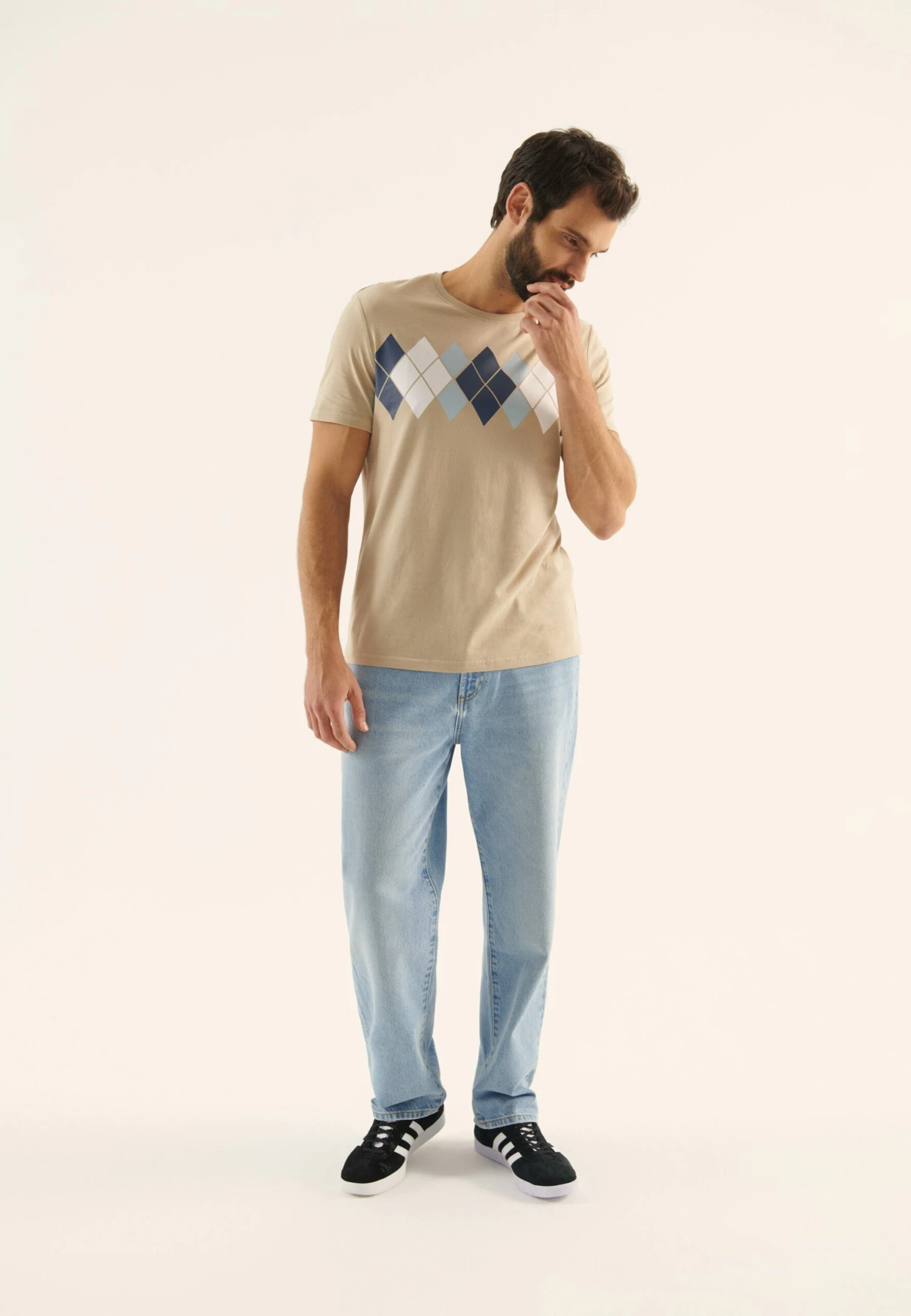 Pier One Camiseta Estampada - Beige 2 Pier One Camiseta Estampada - Beige - Imagen 2