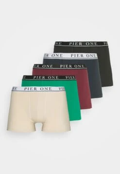Pier One 5 Pack - Culotte - Beige/Green/Bordeaux -Pier One Ventas bc7bad60932445cabd41ffd20695bb0b