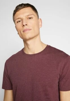 Pier One 3 Pack - Camiseta Básica - Mottled Bordeaux/White/Blue -Pier One Ventas cff95dbc64f547b193a52d13e024d737