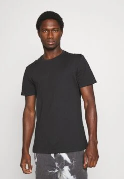 Pier One 3 Pack - Camiseta Básica - Black/Mottled Dark Grey/Bordeaux -Pier One Ventas d09d40cb336d40a1a4f7d8ffcc823842