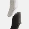Pier One 7 Pack - Calcetines - Black/Grey