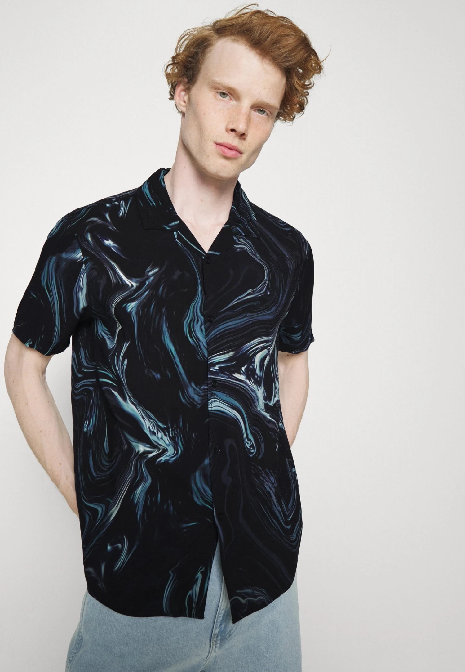 Pier One Marble Resort Unisex - Camisa - Black 4 Pier One Marble Resort Unisex - Camisa - Black - Imagen 4