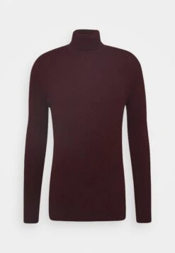 Pier One Muscle Fit Turtle - Jersey De Punto - Mottled Bordeaux -Pier One Ventas d6bb26cd2a7941d69a2388e64193126d