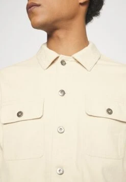 Pier One Undyed Twill- Chaqueta Vaquera - White -Pier One Ventas d72bf7cf76b04ba396f021941020b1bc