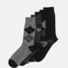 Pier One 5 Pack - Calcetines - Black