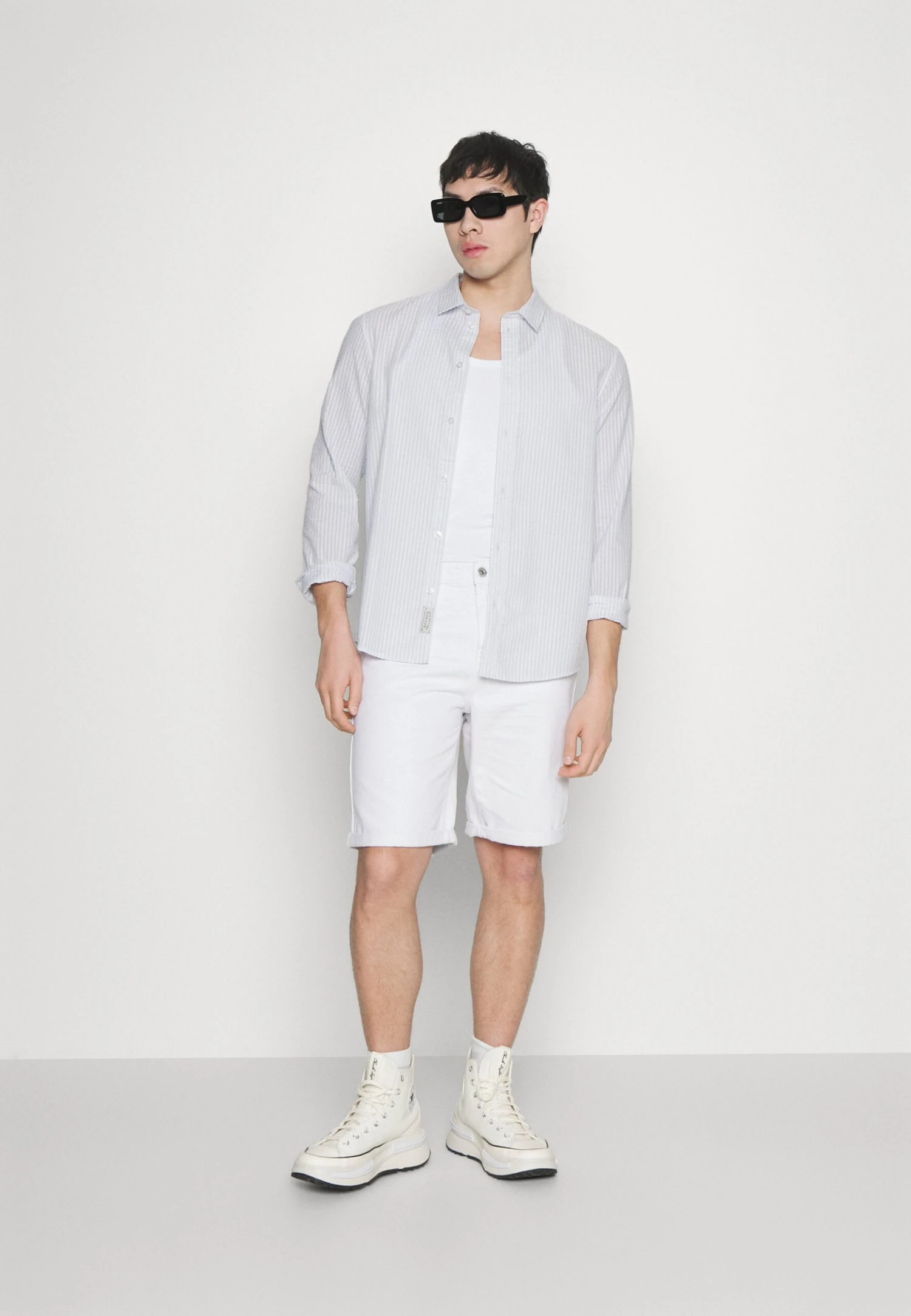 Pier One Camisa - White/Light Blue 2 Pier One Camisa - White/Light Blue - Imagen 2