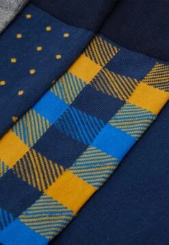 Pier One 5 Pack - Calcetines - Yellow/Dark Blue/Grey 5 Pier One 5 Pack - Calcetines - Yellow/Dark Blue/Grey -Pier One Ventas f2680a941418407386211d70ff605fbd