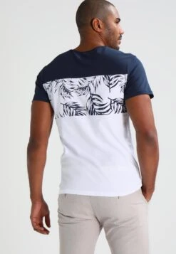 Pier One Camiseta Estampada - Navy/White -Pier One Ventas f645118b33584ff79ddb5afeb3877c5c