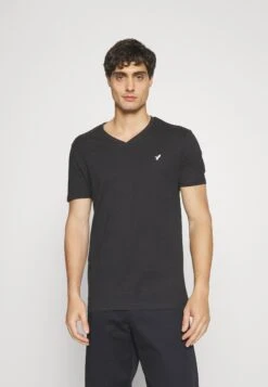 Pier One V Neck Bird Tonal 3 Pack - Camiseta Básica - White/Dark Green/Black -Pier One Ventas fb2018becdee4b1c81f7d032674f18f4